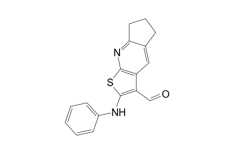 2-Phenylamino-6,7-dihydro-5H-1-thia-8-aza-S-indacene-3-carbaldehyde