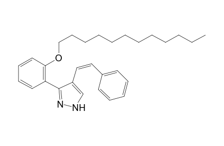 (Z)-3-(2-Dodecyloxyphenyl)-4-styryl-1H-pyrazole