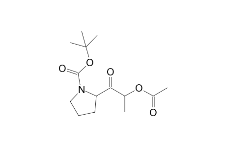 N-(tert-Butoxycarbonyl)-2-(2-acetoxy-1-oxopropyl)pyrrolidine