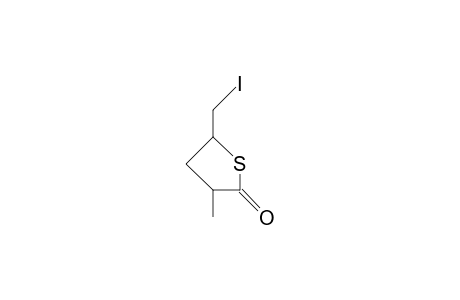 trans-2-Methyl-4-iodomethyl-tetrahydro-2-thiophenone