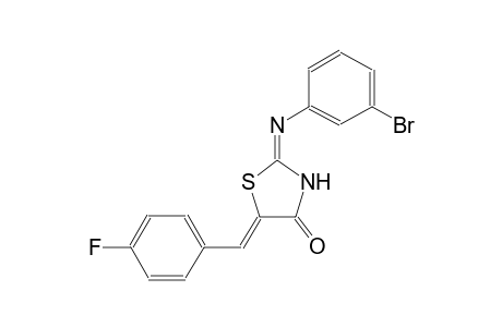(2E,5Z)-2-[(3-bromophenyl)imino]-5-(4-fluorobenzylidene)-1,3-thiazolidin-4-one