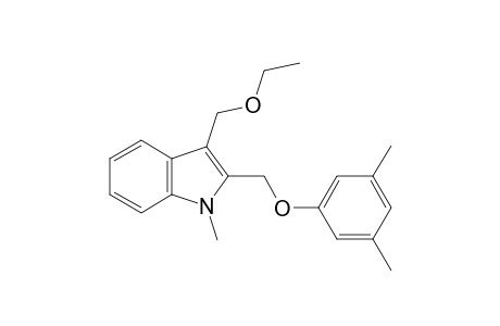 3-(ethoxymethyl)-1-methyl-2-{[(3,5-xylyl)oxy]methyl}indole