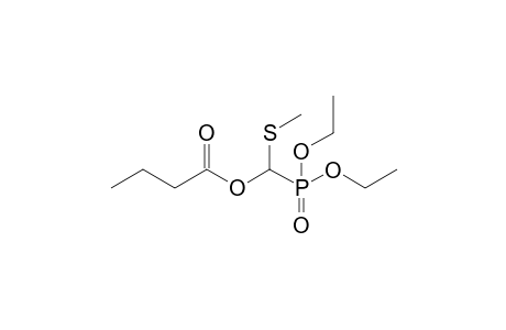 .alpha.-Propylcarbonyloxy-.alpha.-(diethoxyphosphinyl)methyl methyl sulfide