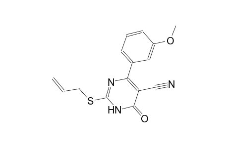 2-(allylsulfanyl)-4-(3-methoxyphenyl)-6-oxo-1,6-dihydro-5-pyrimidinecarbonitrile