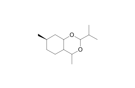 (7R)-2-isopropyl-4,7-dimethylhexahydro-4H-benzo[d][1,3]dioxine