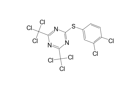 1,3,5-Triazine, 2-[(3,4-dichlorophenyl)thio]-4,6-bis(trichloromethyl)-