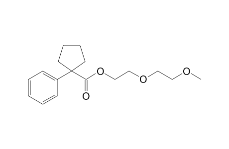 1-Phenylcyclopentanecarboxylicacid 2-(2-methoxy-1-oxyethyl)ethylester
