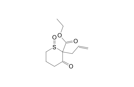 2H-Thiopyran-2-carboxylic acid, tetrahydro-3-oxo-2-(2-propenyl)-, ethyl ester, 1-oxide