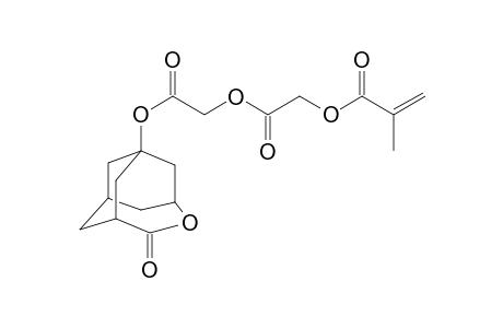 2-(2-(5-oxo-4-oxa-5-homoadamantane-1-yl)oxy-2-oxoethoxy)-2-oxoethylmethacrylate