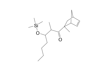 exo-5-(syn-(2,3)-2-methyl-3-trimethylsiloxy-1-heptanon-1-yl)-endo-5-methylbicyclo[2.2.1]hept-2-ene