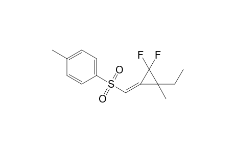 1-{[(2-Ethyl-3,3-difluoro-2-methylcyclopropylidene)methyl]sulfonyl}-4-methylbenzene
