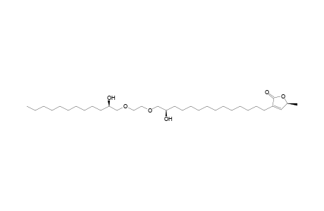 5(S)-Methyl-3-[13(R)-hydroxy-14-[2-(2(R)-hydroxydodecyloxy)ethoxy]tetradecyl]dihydrofuran-2-one