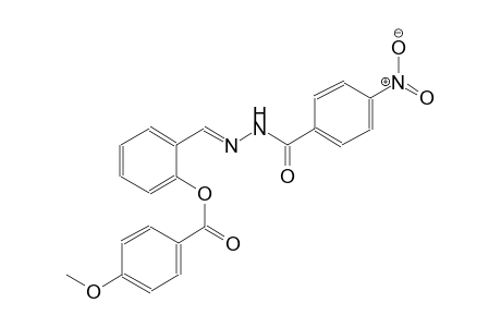 benzoic acid, 4-nitro-, 2-[(E)-[2-[(4-methoxybenzoyl)oxy]phenyl]methylidene]hydrazide