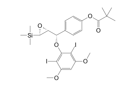 (1S,2R,3R)-4-(1-(3,5-dimethoxy-2,6-diiodophenoxy-2,3-epoxy-3-trimethylsilylpropanyl]phenyl 2,2-dimethylpropanoate