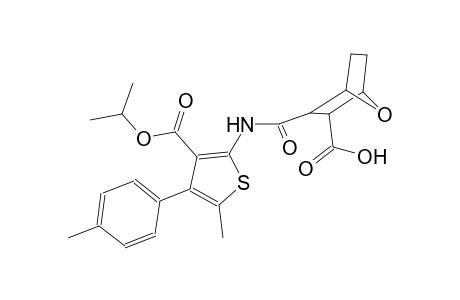 3-({[3-(isopropoxycarbonyl)-5-methyl-4-(4-methylphenyl)-2-thienyl]amino}carbonyl)-7-oxabicyclo[2.2.1]heptane-2-carboxylic acid