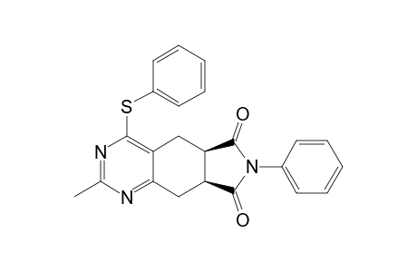 2-Methyl-7-phenyl-4-phenylthio-5,5a,8a,9-tetrahydropyrrolo[3,4-g]quinazolin-6,8-dione