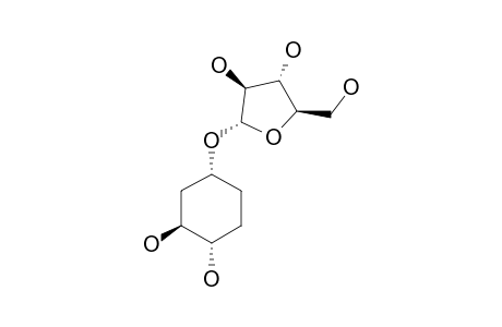 (2S,3R,5R)-1,2-DIHYDROXY-4-ALPHA-D-ARABINOFURANOSYLOXY-CYCLOHEXANONE