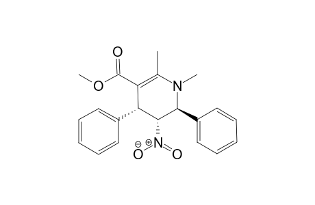 (4R,5R,6S)-methyl 1,2-dimethyl-5-nitro-4,6-diphenyl-1,4,5,6-tetrahydropyridine-3-carboxylate