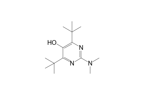 2-(N,N-Dimethylamino)-4,6-di-(tert-butyl)pyrimidin-5-ol