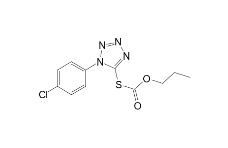 Carbonothioic acid, S-[1-(4-chlorophenyl)-1H-tetrazol-5-yl]O-propyl ester