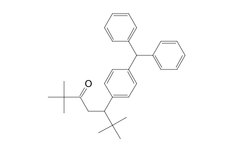 3-Heptanone, 5-[4-(diphenylmethyl)phenyl]-2,2,6,6-tetramethyl-