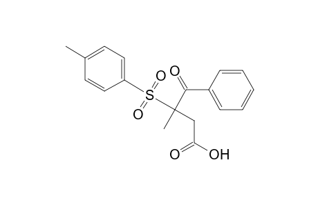 4-Phenyl-3-methyl-4-oxo-3-tosylbutanoic acid