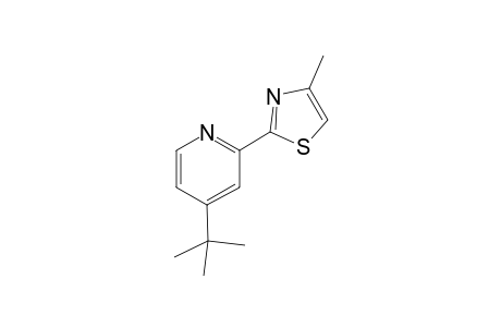 2-(4-Methyl-2-thiazolyl)-4-tertiobutylpyridine