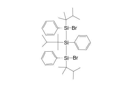 1,3-Dibromo-1,2,3-Triphenyl-1,2,3-trithexylsilane