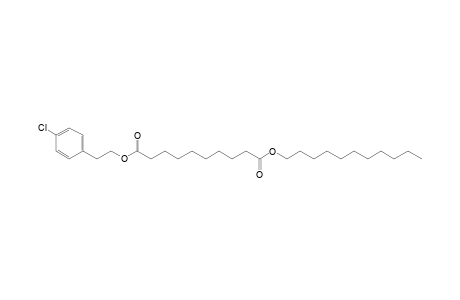 Sebacic acid, 4-chlorophenethyl undecyl ester