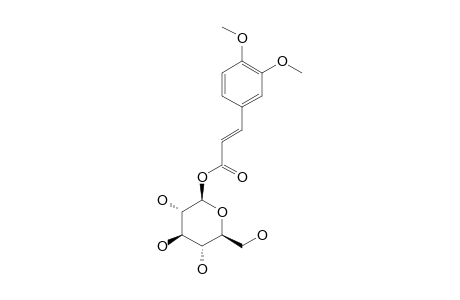 (E)-3,4-DIMETHOXY-CINNAMIC-ACID-BETA-GLUCOPYRANOSIDE-ESTER
