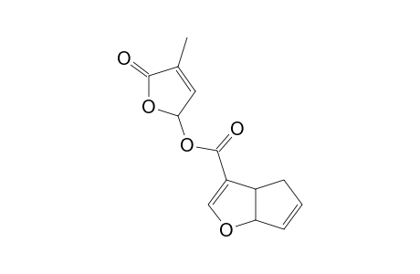 2-Oxabicyclo[3.3.0]octa-3,7-diene-4-carboxylic acid, 3-methyl-2(5H)-oxofuran-5-yl ester