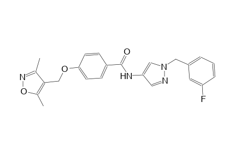 benzamide, 4-[(3,5-dimethyl-4-isoxazolyl)methoxy]-N-[1-[(3-fluorophenyl)methyl]-1H-pyrazol-4-yl]-