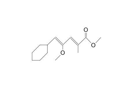 (2E,4E)-5-Cyclohexyl-4-methoxy-2-methyl-penta-2,4-dienoic acid, methyl ester