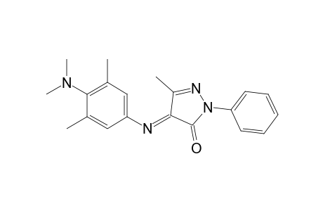 3H-pyrazol-3-one, 4-[[4-(dimethylamino)-3,5-dimethylphenyl]imino]-2,4-dihydro-5-methyl-2-phenyl-