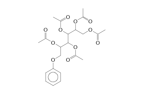1,2,3,4,5-Penta-O-acetyl-6-O-phenyl-d-mannitol