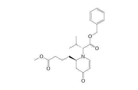 N-[(S)-1-(BENZYLOXYCARBONYL)-2-METHYLPROPYL]-(6S)-6-[3-(METHOXYCARBONYL)-PROPYL]-2,3-DIDEHYDROPIPERIDIN-4-ONE