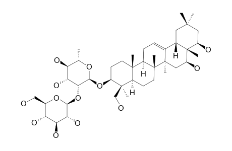 3-BETA,16-BETA,22-BETA,24-TETRAHYDROXY-OLEAN-12-ENE-3-BETA-YL-[BETA-D-GLUCOPYRANOSYL-(1->2)]-ALPHA-L-RHAMNOPYRANOSIDE