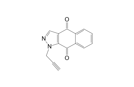 1H-Benz[f]indazole-4,9-dione, 1-(2-propynyl)-
