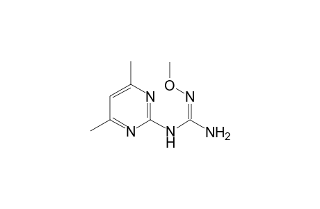 2-(4,6-dimethyl-2-pyrimidinyl)-1-methoxyguanidine