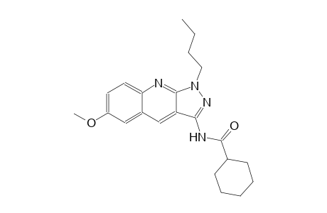N-(1-butyl-6-methoxy-1H-pyrazolo[3,4-b]quinolin-3-yl)cyclohexanecarboxamide