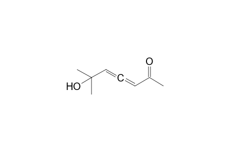 6-Hydroxy-6-methylhepta-3,4-dien-2-one