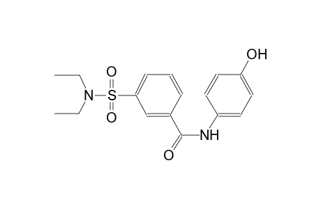 3-[(diethylamino)sulfonyl]-N-(4-hydroxyphenyl)benzamide