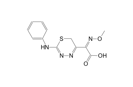 6H-1,3,4-thiadiazine-5-acetic acid, alpha-(methoxyimino)-2-(phenylamino)-
