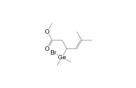 3-[bromo(dimethyl)germyl]-5-methyl-4-hexenoic acid methyl ester