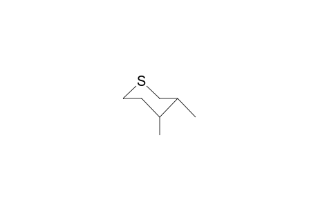 3(eq),4(ax)-Dimethyl-thiane