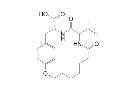 11-Isopropyl-9,12-dioxo-2-oxa-10,13-diazabicyclo[14.2.2]eicosa-1(19),16(20),17-triene-14-carboxylic Acid