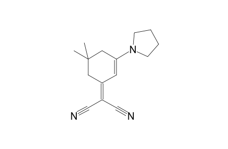 Propanedinitrile, 2-[5,5-dimethyl-3-(1-pyrrolidinyl)-2-cyclohexen-1-ylidene]-