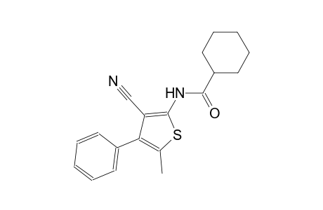 N-(3-cyano-5-methyl-4-phenyl-2-thienyl)cyclohexanecarboxamide