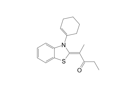 2-(1'-propionylethylidene)-N-(cyclohex-1'-enyl)-2,3-dihydro-1,3-benzothiazole