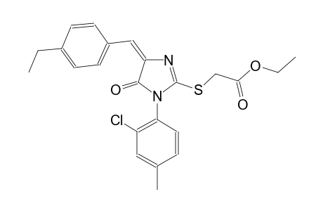 acetic acid, [[(4E)-1-(2-chloro-4-methylphenyl)-4-[(4-ethylphenyl)methylene]-4,5-dihydro-5-oxo-1H-imidazol-2-yl]thio]-, ethyl ester